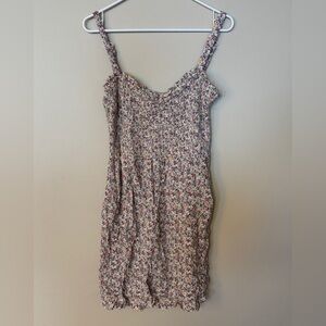Market & Spruce Cream Floral Smocked Sundress size large